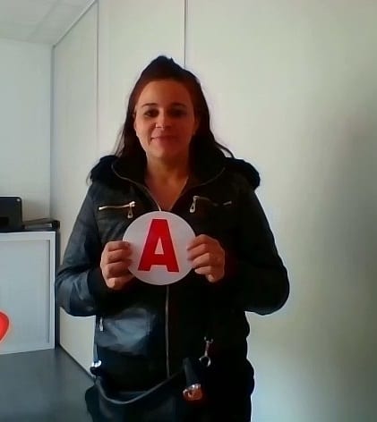 Angélique Code le 1er mars 2016 et Permis le 11/04/2016