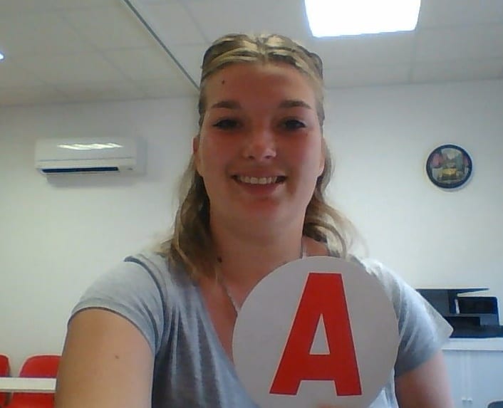 BRAVO A ANAIS qui a réussi son permis le 09/06/2016