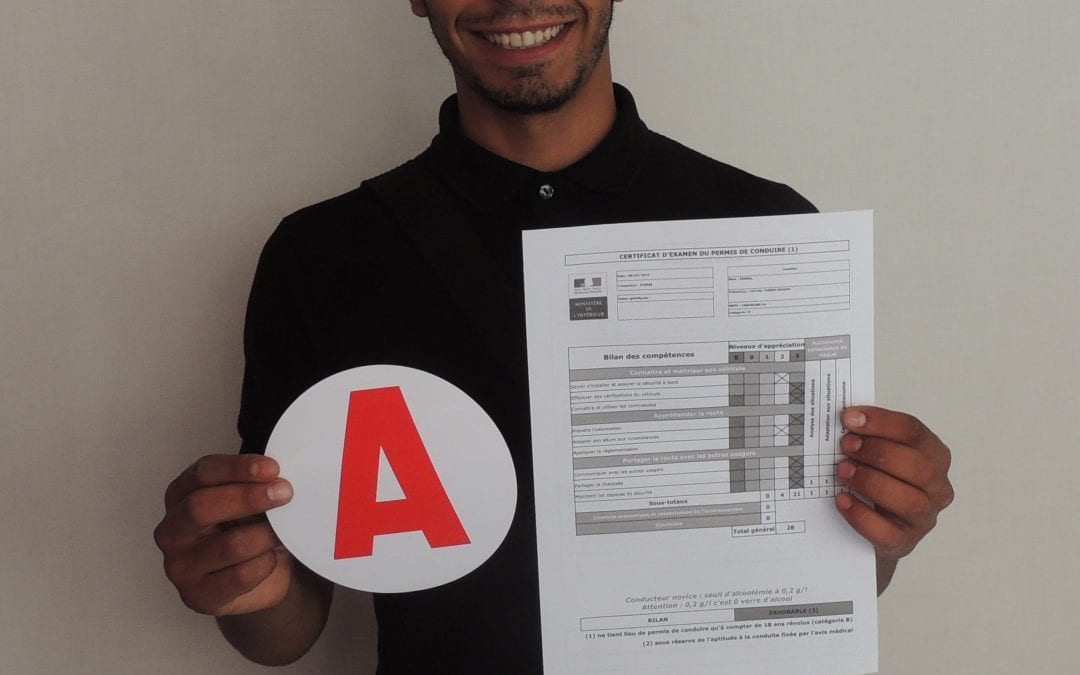 Faycal Code le 28 juin 2016 et Permis le 06 juillet 2016