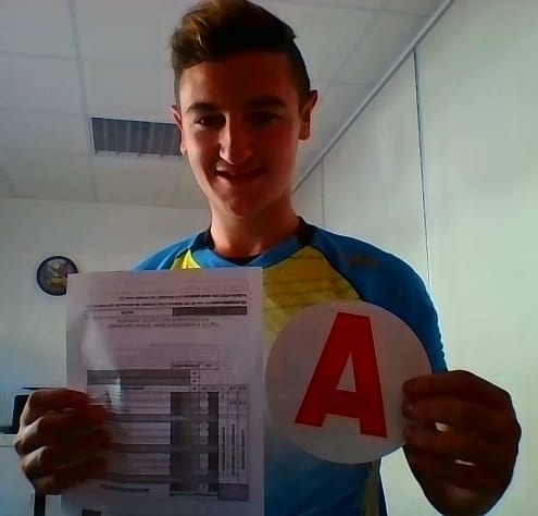 Félicitations à Quentin Permis le 5 Aout 2016