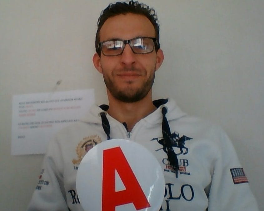 Félicitations à Yacine qui a réussi son Permis le 03/04/2017