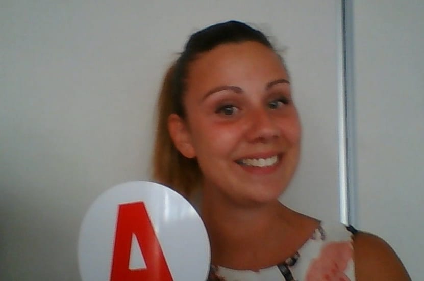 Félicitations à Elodie!!!!!
