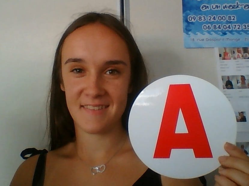 Félicitations à Fanny Permis le 18/07/2017